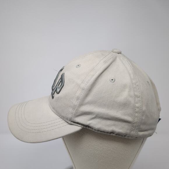 Gap Spell Out Fitted Hat Gray One Size Embroidered Vent Holes 6 Panel - Picture 3 of 11